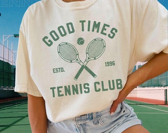 Apres Tennis TShirt Preppy Stuff Tennis Team Gift Tennis Coach Gift Old Money Aesthetic Downtown Girl Uptown Girl Comfort Colors Plus Sizing