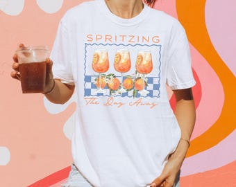 Orange Spritz Shirt La Dolce Vita Italy Italian Summer TShirt Coastal Granddaughter Amalfi Coast Shirt Citrus Tee Comfort Colors Plus Size