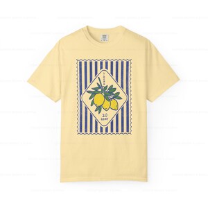 Lemon Italia Shirt, La Dolce Vita Print, Amalfi Coast Tee image 4