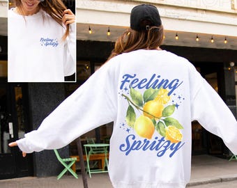 Limoncello Crewneck Trendy Spritz Italy Shirt Tomato Girl Coastal Granddaughter Amalfi Coast Print Lemon Shirt Citrus Sweatshirt Plus Size
