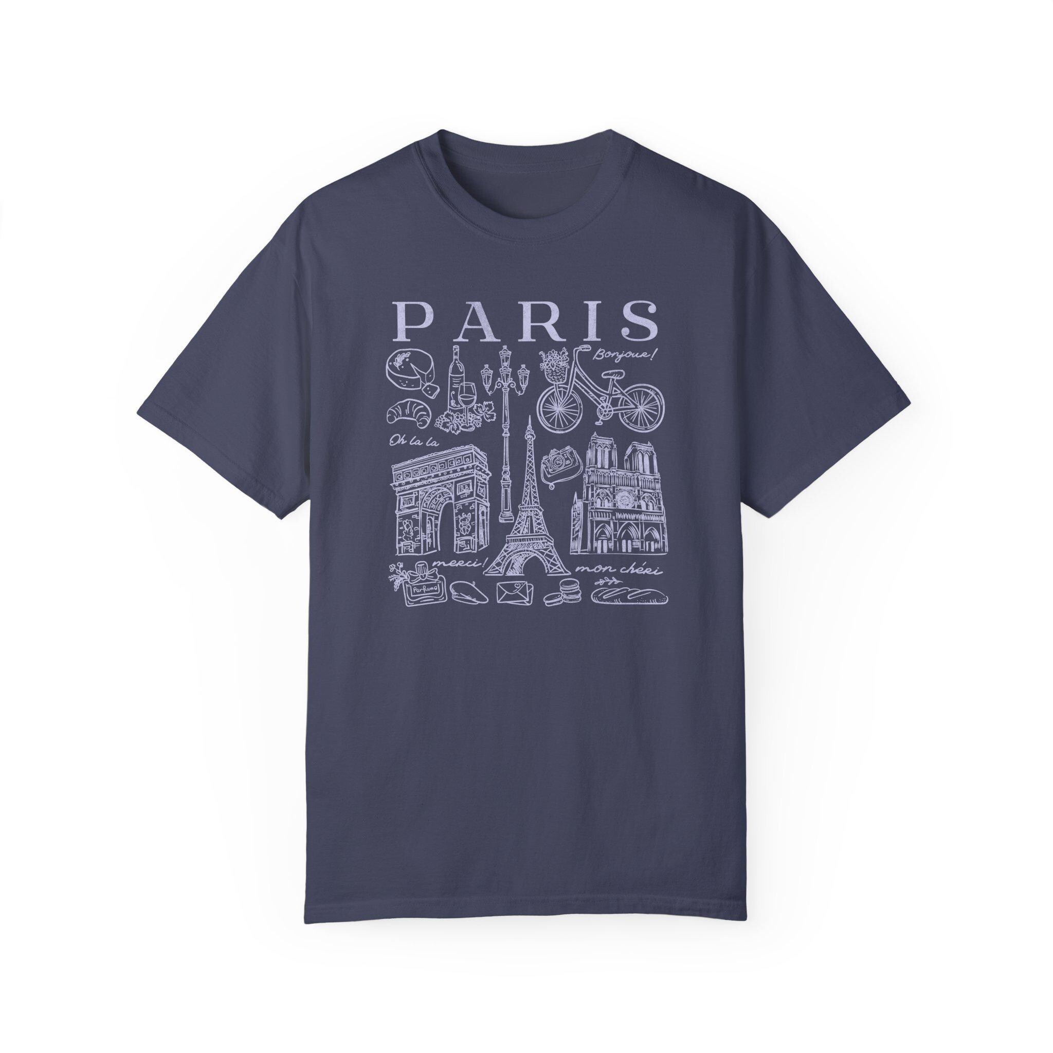 Vintage Style Trendy Paris T Shirt Cute Paris Shirt I L Love Paris
