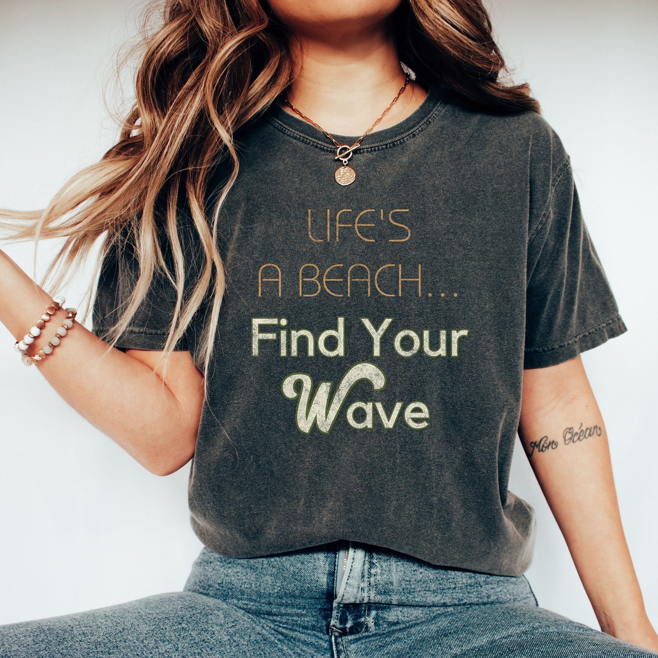 LIFE'S A BEACH L/S T-Shirt “WANNA BONE Life's A Beach Skeleton Tee - Etsy Canada