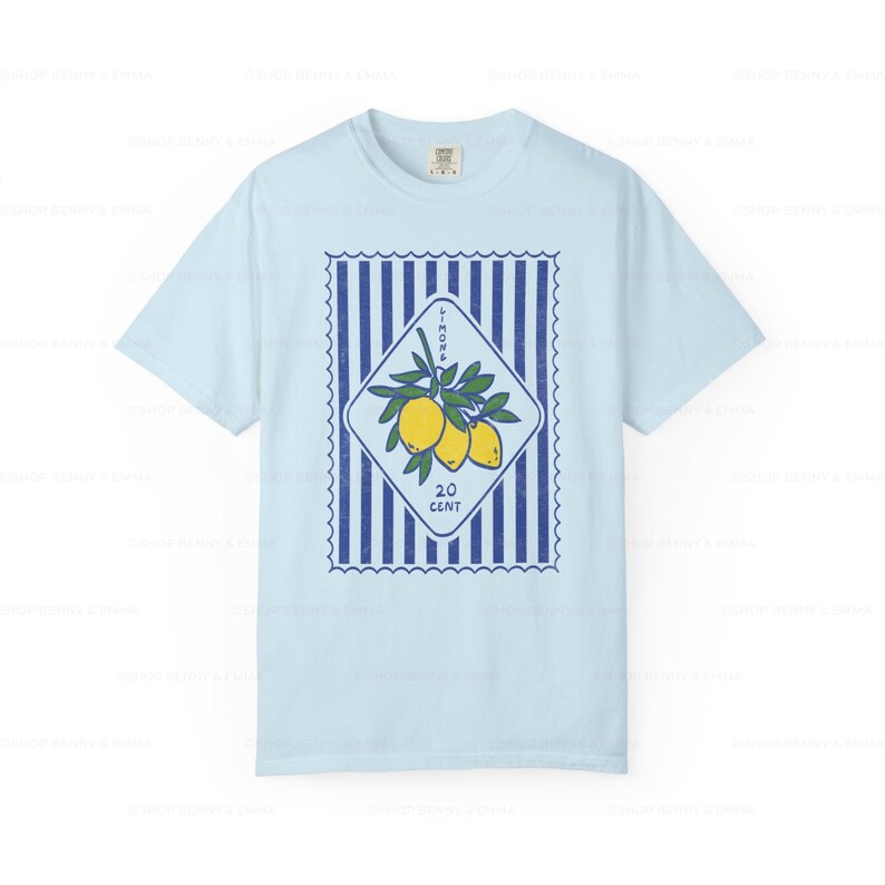 Lemon Italia Shirt, La Dolce Vita Print, Amalfi Coast Tee image 10