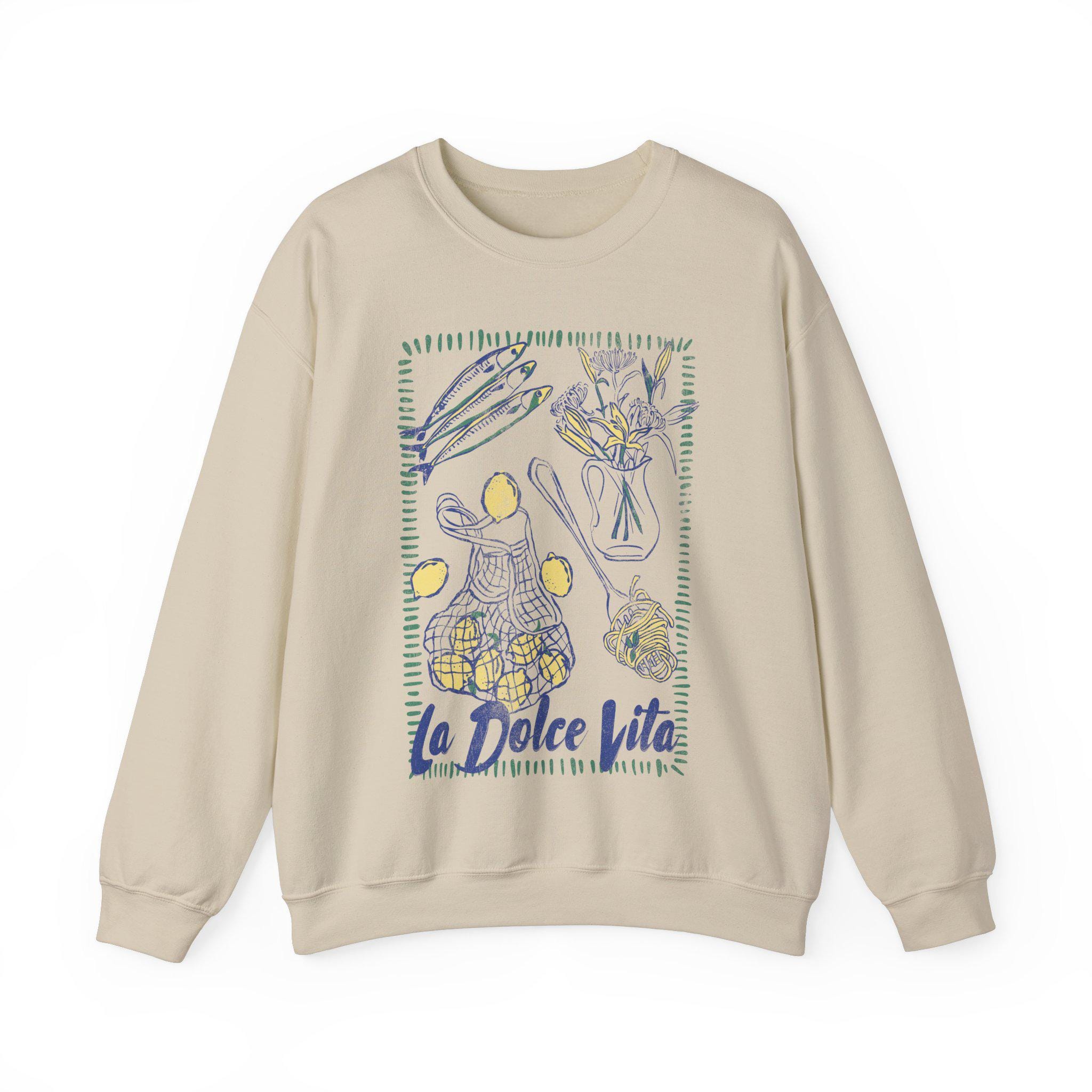 La Dolce Vita Amalfi Coast Dolce Vita Italian Sweatshirt, Italy