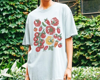 Tomato Girl Summer Shirt | Farmers Market Comfort Colors Tee