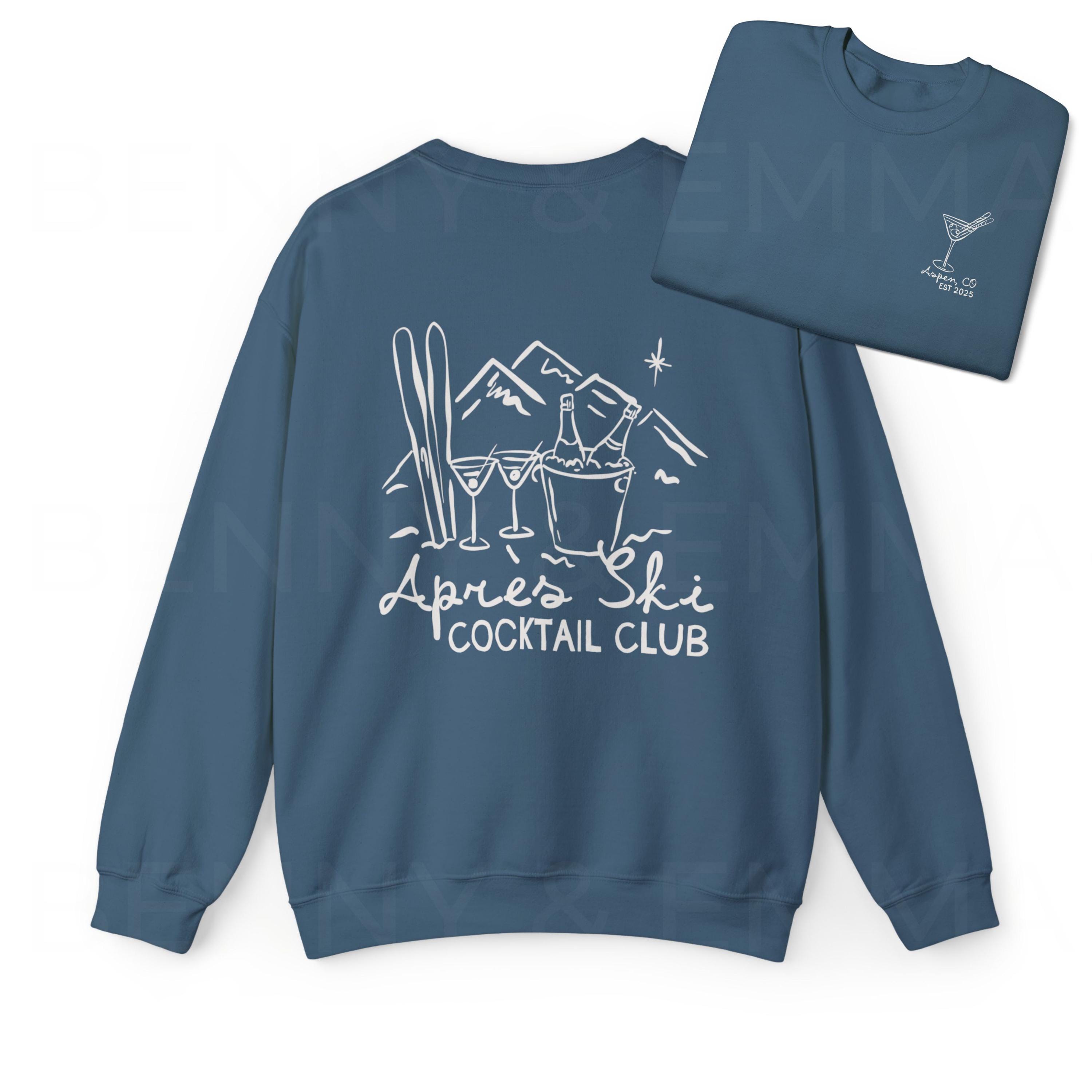 Apres Ski Cocktail Club Sweatshirt Martini Sweatshirt Apres Ski ...
