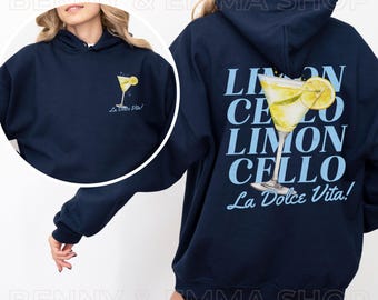 Limoncello La Dolce Vita Italy Sweatshirt Y2K Hoodie Tomato Girl summer Coastal Granddaughter Amalfi Coast Shirt Lemon Shirt Plus Sizing