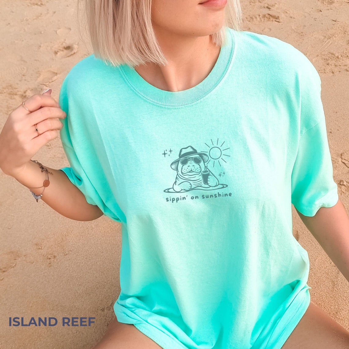 Sippin on Pink Tee main image 0