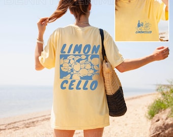 Limoncello T-Shirt, La Dolce Vita Italy, Coastal Crewneck