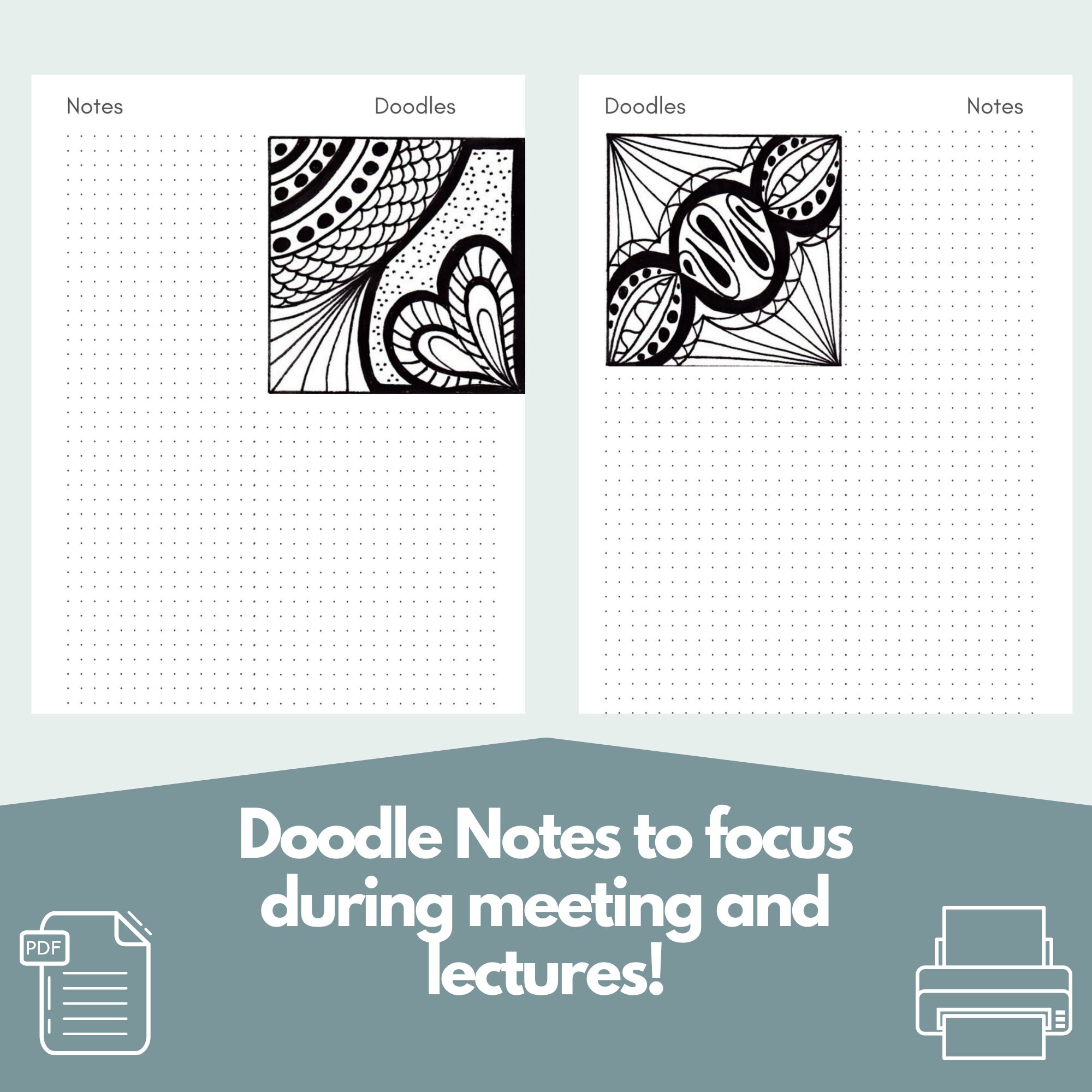 Note-taking Templates - EDITABLE - Note Taking Journal, Cornell Notes ...