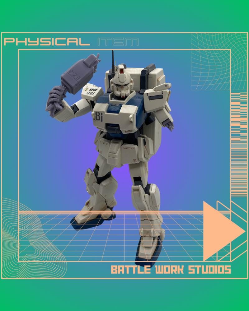 Ez8 IMPROVISED Weapon 1/100MG Scale -o8th MS Team - Etsy