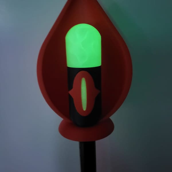 Green Glow Hazbin Hotel Alastor Cosplay Mic 2.0 (PRODUIT PHYSIQUE)