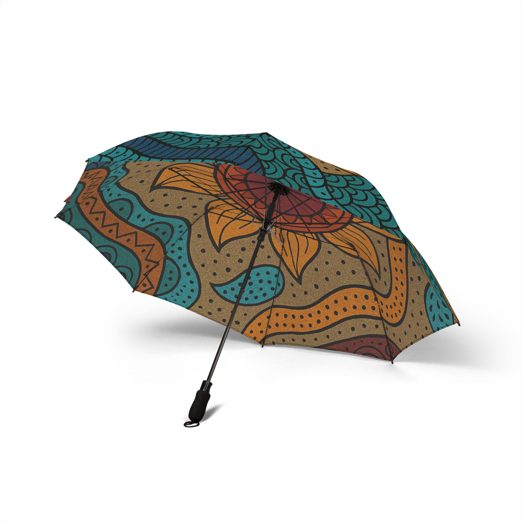 小物 Todayful African Print Umbrella African Print Umbrella: Boho Style Folding Parasol - Etsy