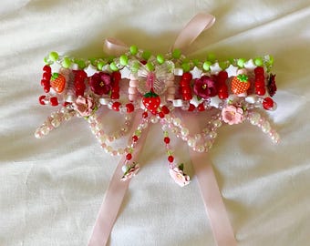 kandi garter/choker (adjustable)