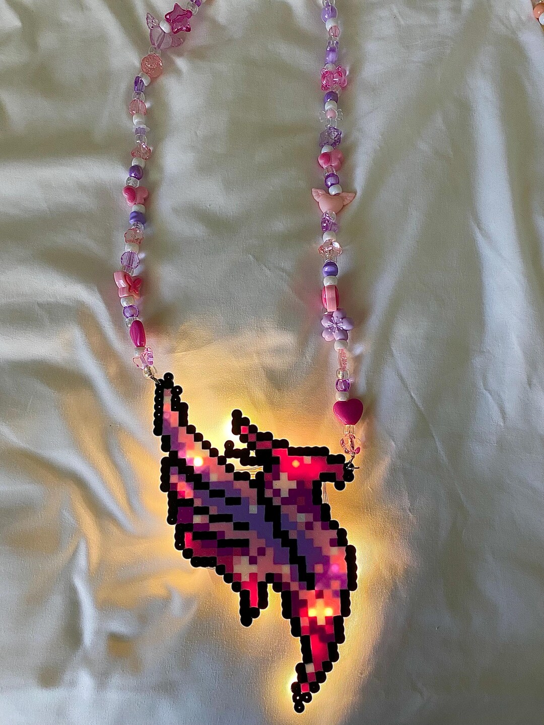 Illenium Light up Phoenix Perler Kandi - Etsy