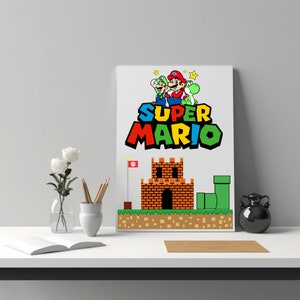 Super Mario SVG Bundle for Cricut and Sublimation, Mario Cut Files, Mario Clipart, Super Mario Font, Mario PNG zdjęcie 9