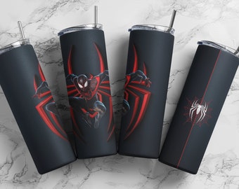 Spider Man 20oz Skinny Tumbler Wrap, Spider Man Sublimation for Skinny Tumbler, Superhero Sublimation, PNG, Digital Download
