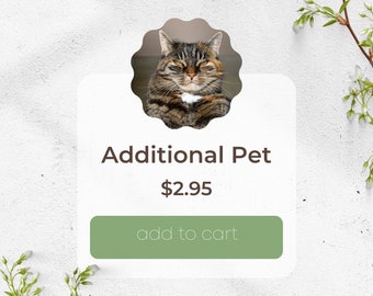 ADDITIONAL Pet ADD ON - Add to Cart