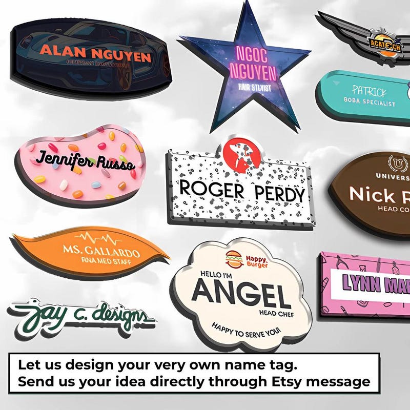 Nametags for Office - Etsy