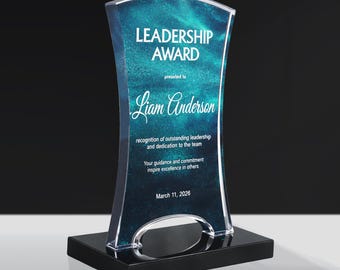 Customized Desk Award for Employee Milestone | Corporate Gift