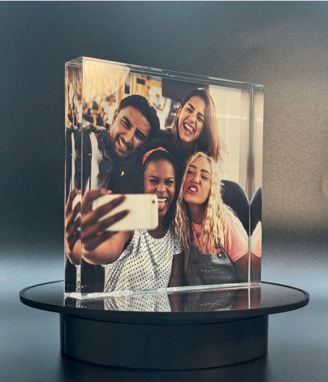 Acrylic Photo Block | Clear Frameless Picture Frame - Etsy