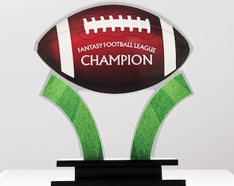 Personalized Football Trophy | Custom Acrylic Sports Award Plaque