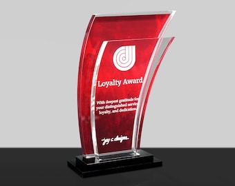 Custom Acrylic Award | Modern Recognition Trophy