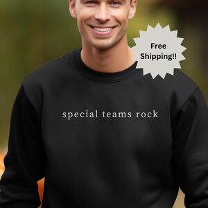 Football Special Teams Sweatshirt, Game Day Sweater, Football Spirit Shirt, Football Mom Apparel, Minimalist Abresthetic, Football Fan Gift