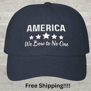 No Kings Embroidered Political Hat, No Kings in America Cap, Political Protest Dad Hat, Anti Trump Hat, Political Gift for Liberal Democrat
