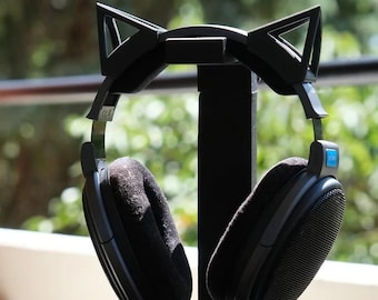 Custom Cat Ear Attachments for Headphones – 3D Printed Clip-On Ears
