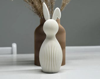 Easter Bunny Folded Ear - Minimalist Easter & Home Accent