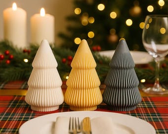 Modern Minimalist 3D Printed Christmas Tree – Scandinavian Holiday Decor