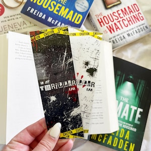 In My Thriller Era Bookmarks | Laminated Bookmark | Thriller Bookmark Set | Two Bookmarks | Thriller Bookmark | Bookish | Book Lover Gift