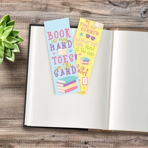 Summer Bookmark Set | Summer Bookmark | Laminated Bookmarks | Bookmark Set | Gift For Book Lover | Cute Bookmark