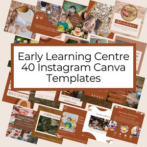 40 Instagram Post Templates for Childcare & Early Learning Centres ...