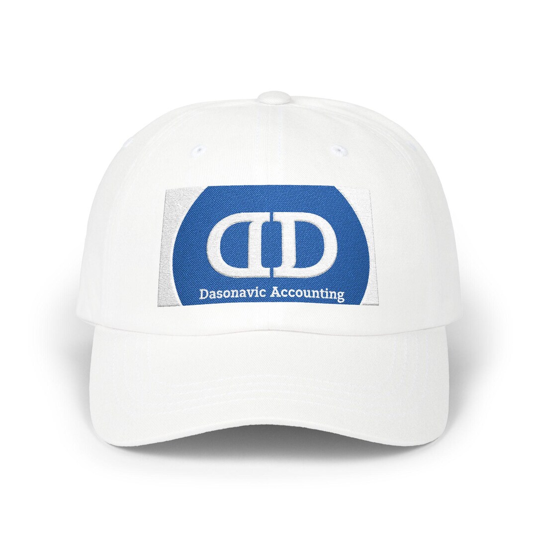 Double D Logo Accounting Cap | Classic Dad Hat, Embroidered Logo - Etsy