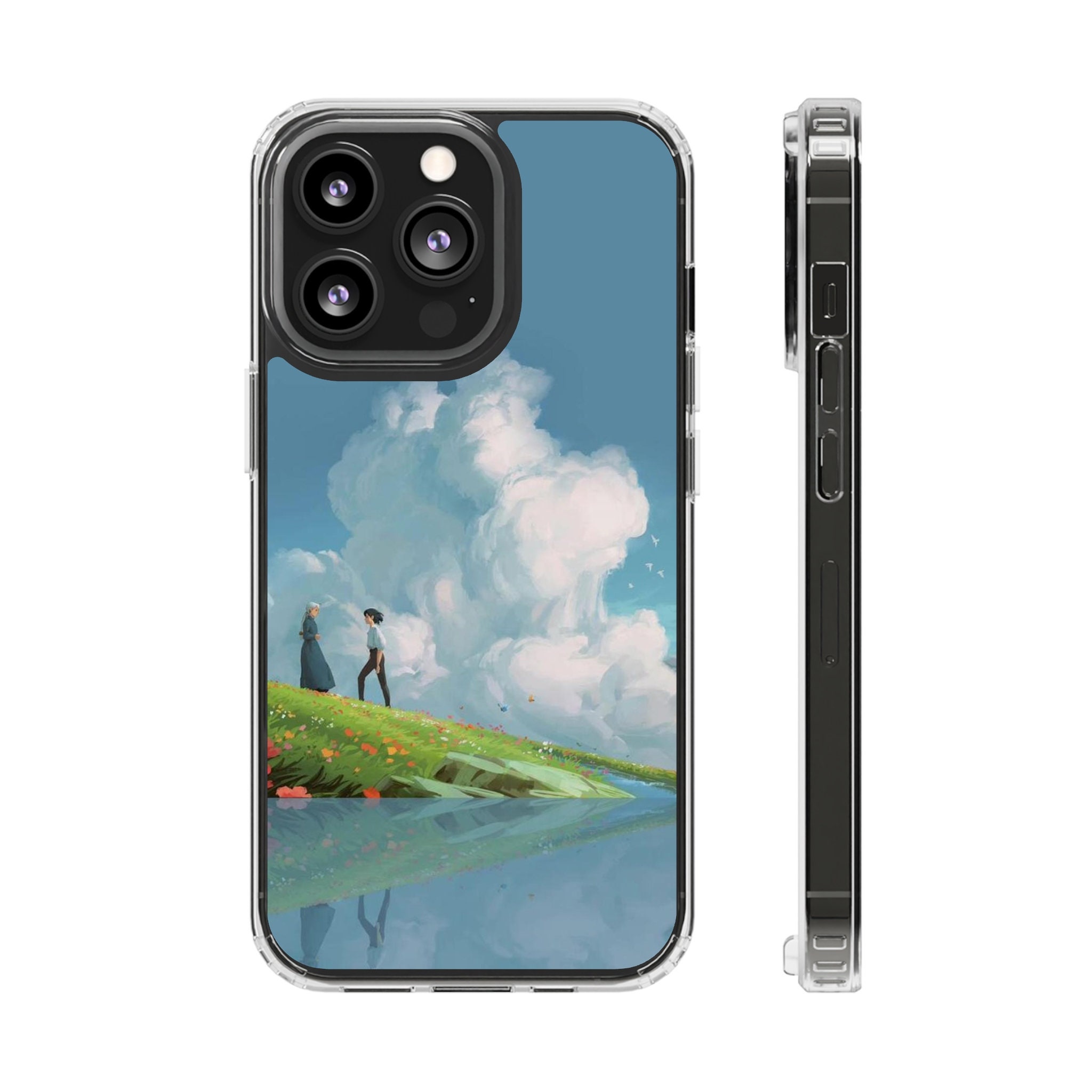 Studio Ghibli Case Howls Moving Castle Clear Case - Etsy
