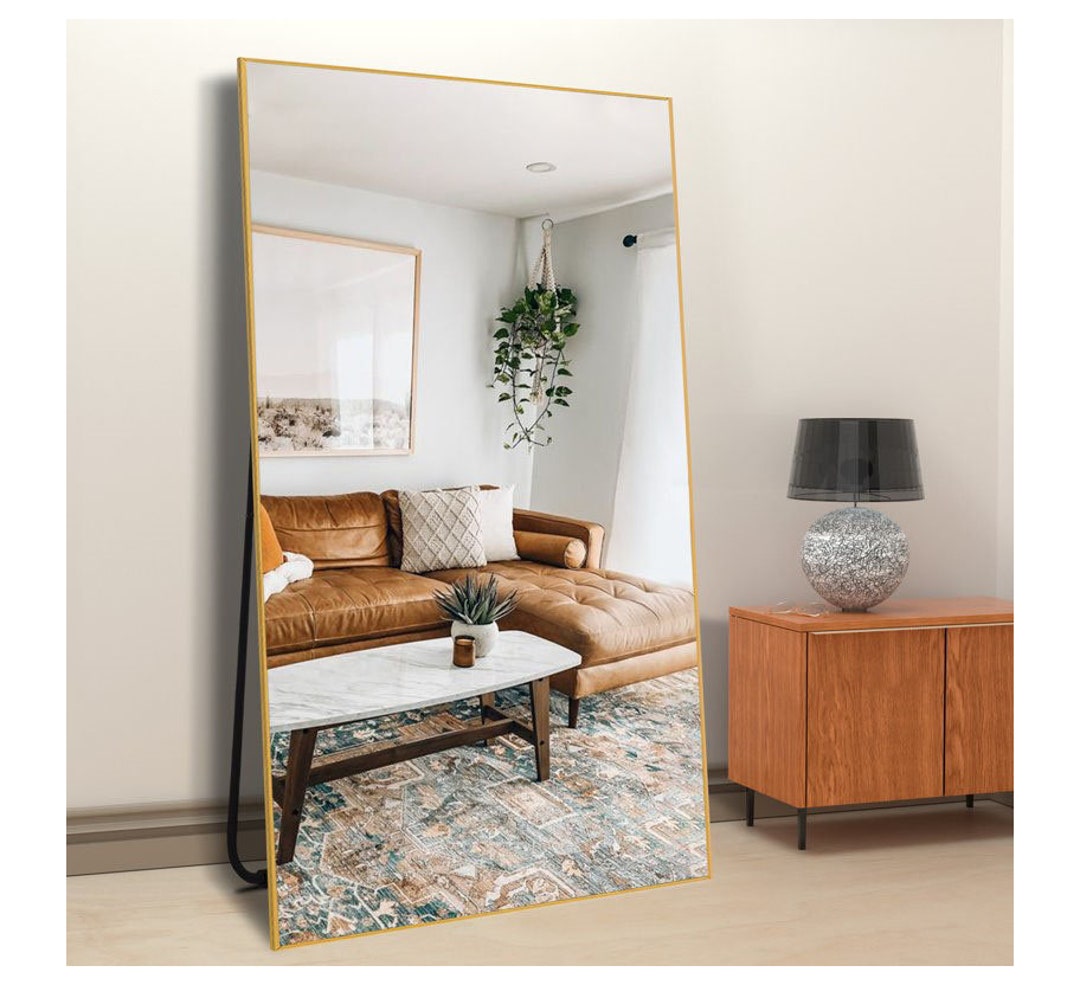 Full Length Floor & Wall Mirror Extra Large Mirror Minimalist Etsy