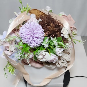 Chiffon Hijab Flower Bouquet image 2