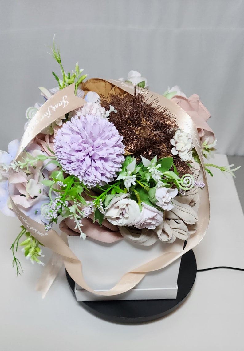 Chiffon Hijab Flower Bouquet image 2