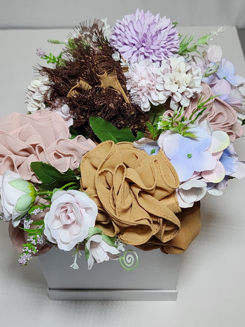 Chiffon Hijab Flower Bouquet image 4