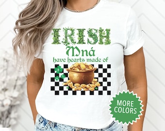 Irish Mná (women) tshirt, gift for irish mother, irish grandmother shirt, St. Patrick's Day Gift, St. Patricks Day shirt, cute irish shirt