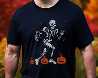 funny skeleton football shirt, skeleton shirt, football lover tee, halloween skeletons tshirt, gift spookyseason football player fan tshirt