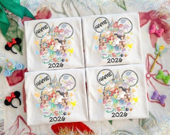 Custom Ariel Matching Memories Shirt, Disney Family Trip Shirt 2026, Cartoon Family Vacation Sweatshirt,Custom Disney Cartoon Vacation Shirt