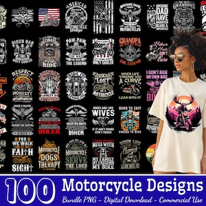 100 Designs Motorcycle PNG Bundle, Streetwear Motorcycle Biker Png, Biker Graphic Png, Motorcycle Club Png, Motorcycle Png, Commercial Use