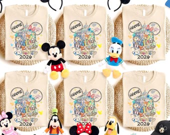 Custom Zootopia Matching Memories T-Shirt, Disney Family Trip Shirt 2026, Cartoon Family Vacation Sweatshirt, Custom Disney Cartoon Trip Tee