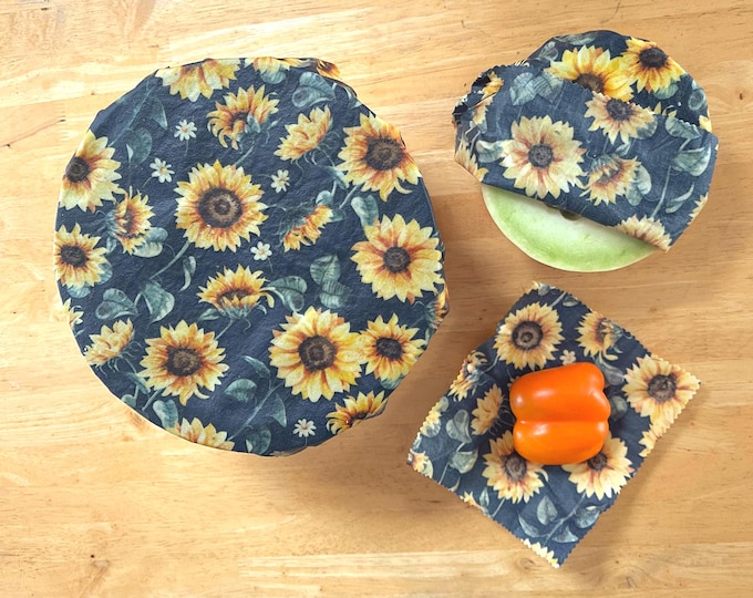 Beeswax Food Wrap Set: Reusable, Eco-Friendly Kitchen Storage