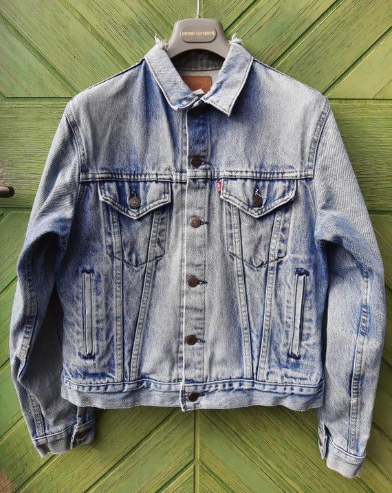 Vintage 80er Jahre Levis Jeansjacke stonewash Größe S/M