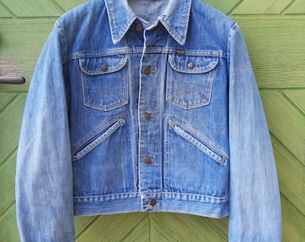 Maverick Vintage Trucker Jacket 1970s | Indigo Blue Bell Denim