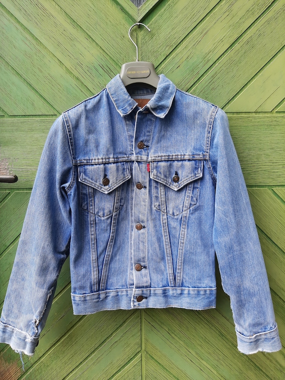 Vintage Levis Big E Denim Jacket 60s Early 70s Xs - Etsy